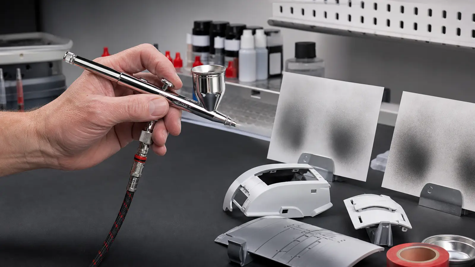Airbrush for Model Painting: Setup, Spray Tests and Troubleshooting