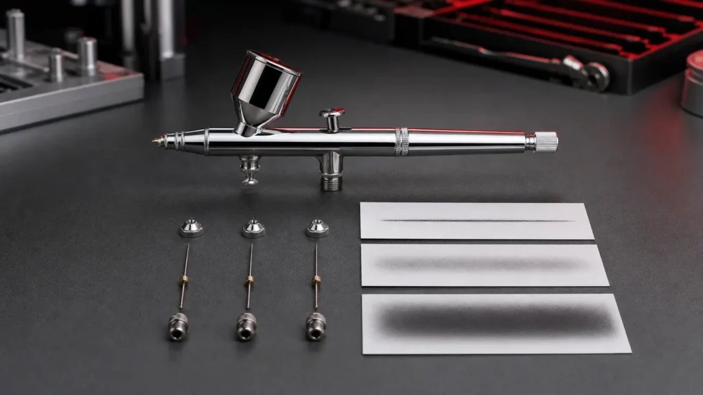 Airbrush Nozzle Size Guide: 0.2 vs 0.3 vs 0.5 mm