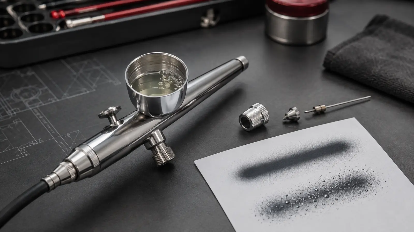 Airbrush Bubbles in the Cup: Causes, Tests and Repair Order